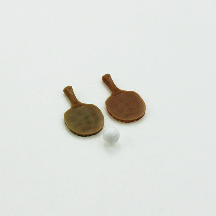 Dollhouse Accessories Mini Table Tennis Racket