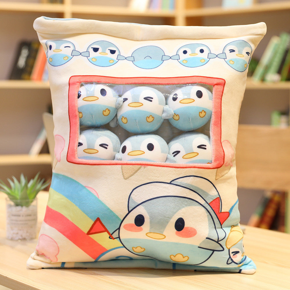 A Big Bag Of Snack Doll Cute Doll Sleeping Pillow For Girl Ankle Biter Pillow