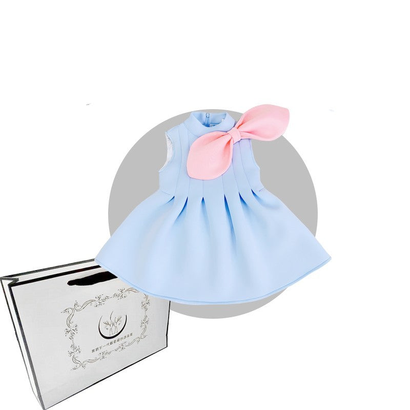 Girls' Tank Top Dress Fashion Light Luxury Bow
