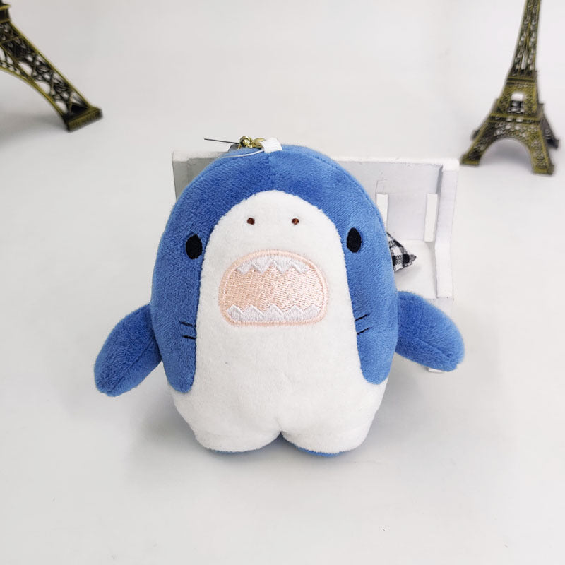 Color Plush Pendant Fragrance Shark Cute Keychain