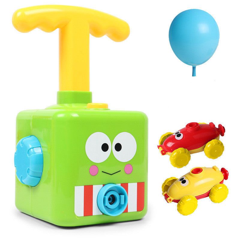 Power Balloon Launch Tower Toy Puzzle Education Inertia Air Power Balloon Car Science Experimen Toy For Children Gift