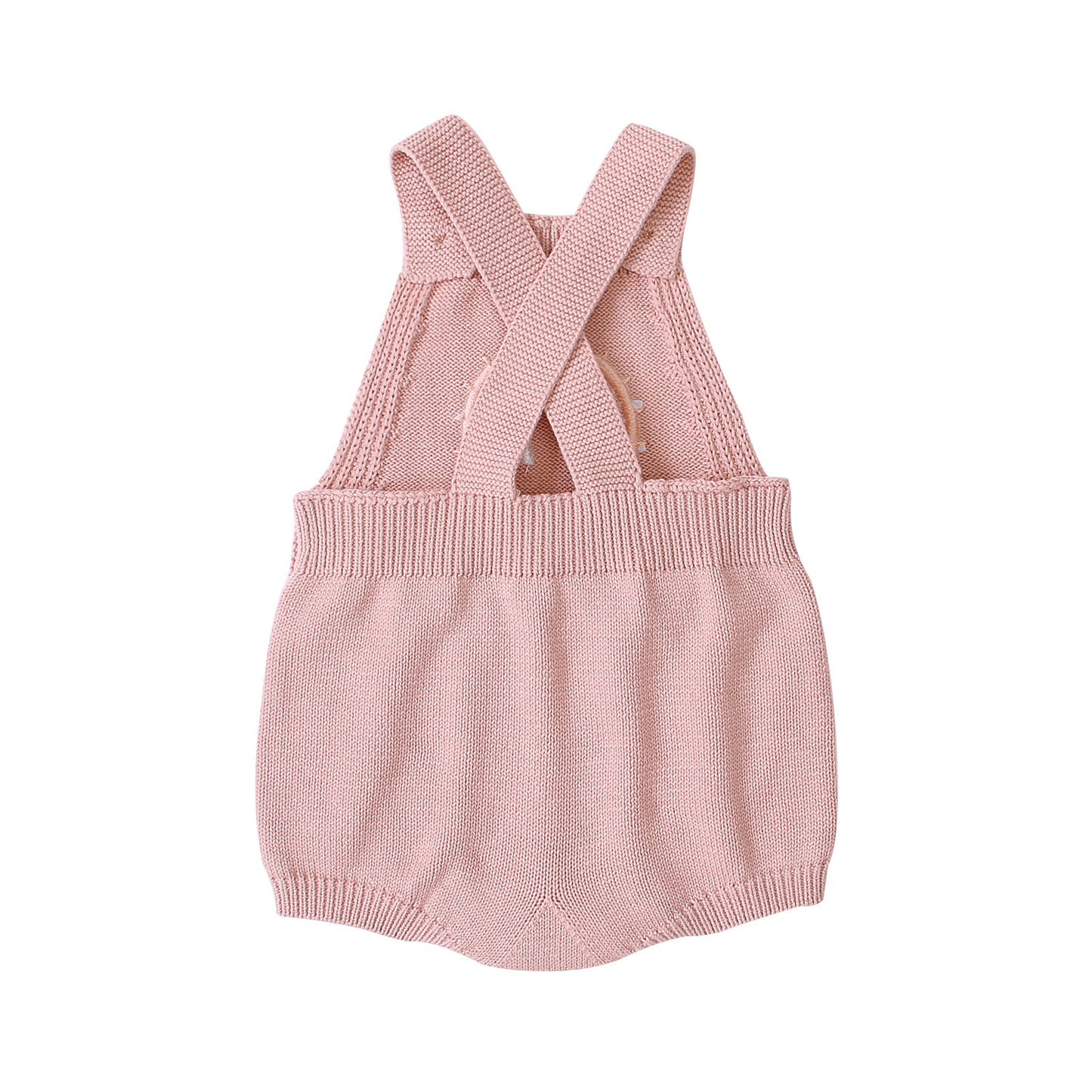 Knitted jumpsuit triangle halter