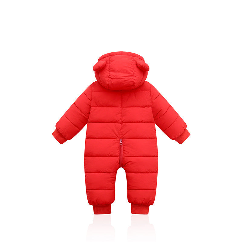 Padded down cotton suit