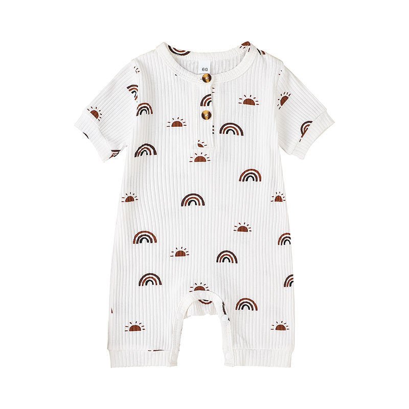 Summer New Short Sleeves For Baby And Infants Rompers Jumpsuit