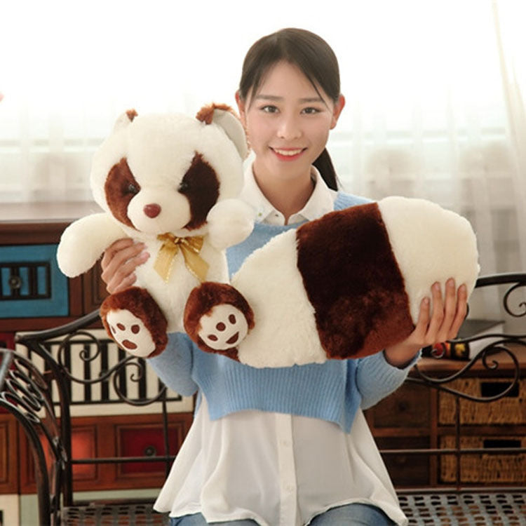 Long tail raccoon plush toy