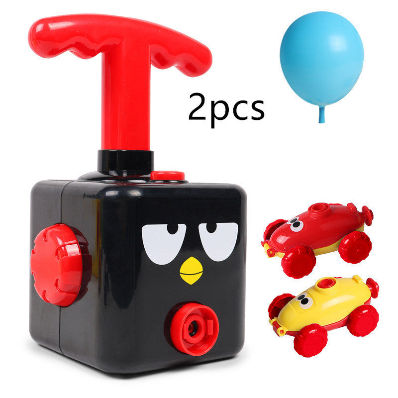 Power Balloon Launch Tower Toy Puzzle Education Inertia Air Power Balloon Car Science Experimen Toy For Children Gift