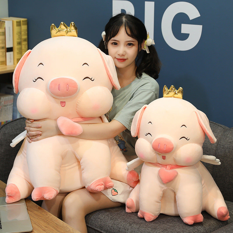 Angel Pig Plush Toy Doll