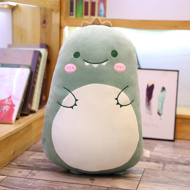 Net Red Cute Cartoon Plush Toy Lazy Sleeping Round Pillow New Creative Girl Heart Pillow