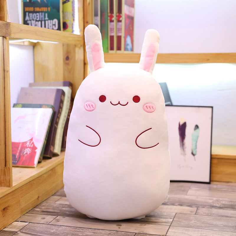 Net Red Cute Cartoon Plush Toy Lazy Sleeping Round Pillow New Creative Girl Heart Pillow