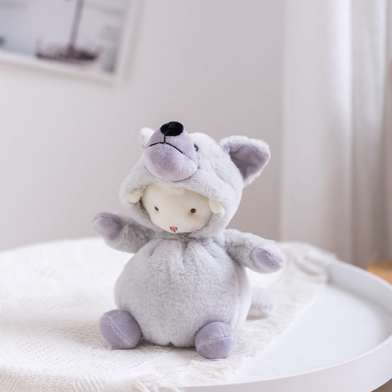 Cute Cartoon Soft Cute Little Wool Plush Toy Doll Daby Soothing Dol