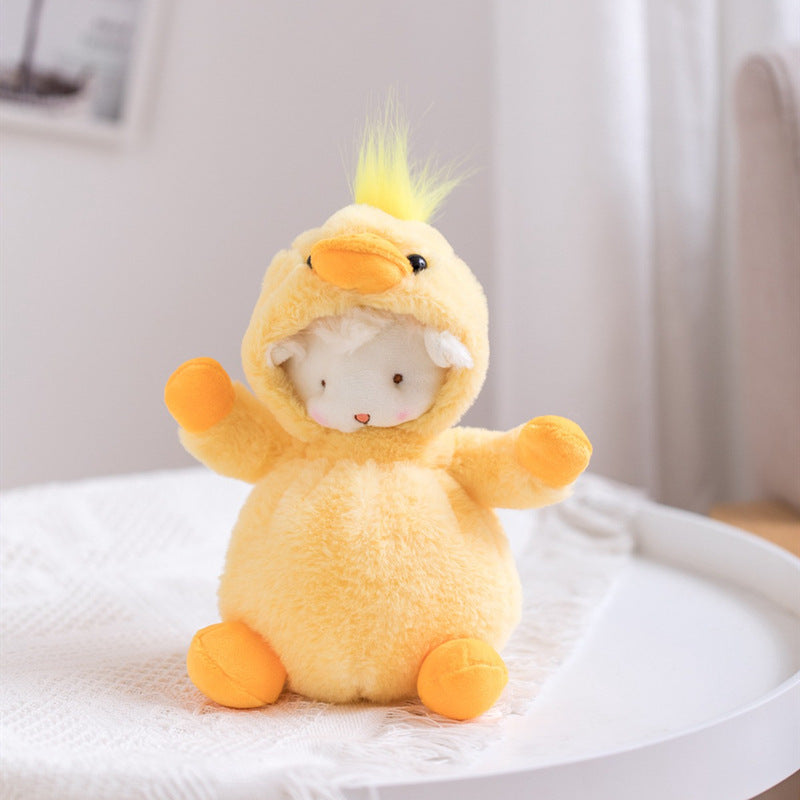 Cute Cartoon Soft Cute Little Wool Plush Toy Doll Daby Soothing Dol
