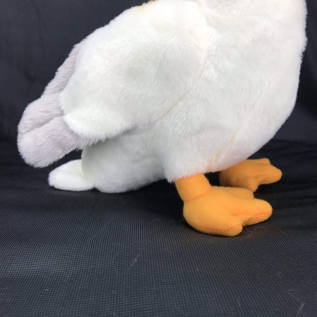 Simulation Long-Beaked Personality Bird Plush Doll Dipping Fish Pelican Plush Toy