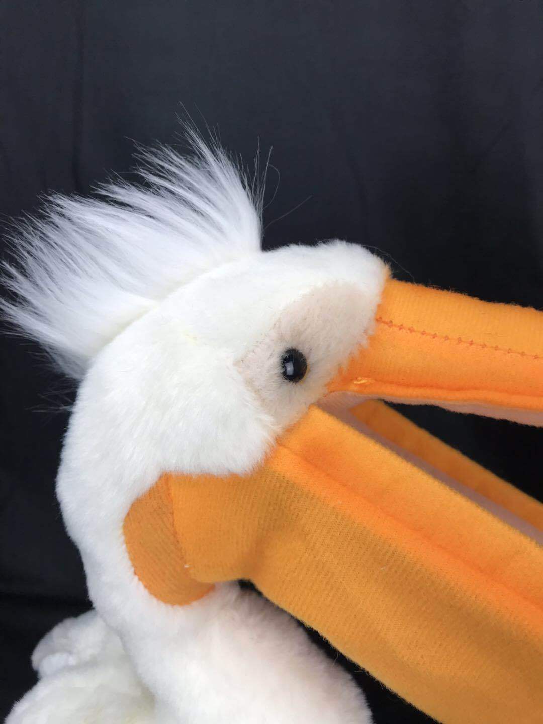 Simulation Long-Beaked Personality Bird Plush Doll Dipping Fish Pelican Plush Toy