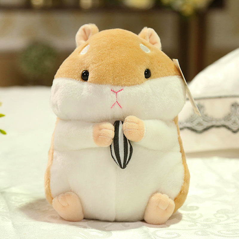 Cute Hamster Plush Toy Mouse Pendant Keychain Doll