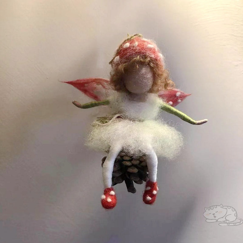 Poke Le Wool Felt Handmade Diy Villain Doll Fairy Handmade Car Hanging To Pass The Time Material Package