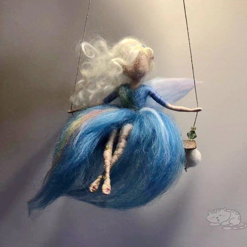 Poke Le Wool Felt Handmade Diy Villain Doll Fairy Handmade Car Hanging To Pass The Time Material Package