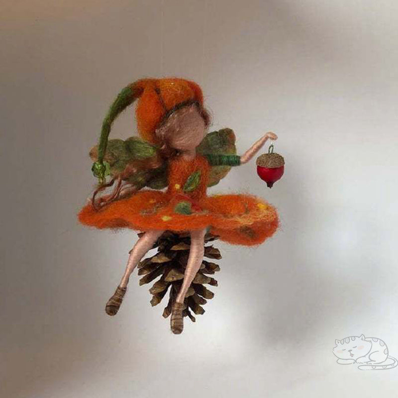 Poke Le Wool Felt Handmade Diy Villain Doll Fairy Handmade Car Hanging To Pass The Time Material Package