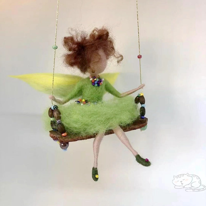 Poke Le Wool Felt Handmade Diy Villain Doll Fairy Handmade Car Hanging To Pass The Time Material Package