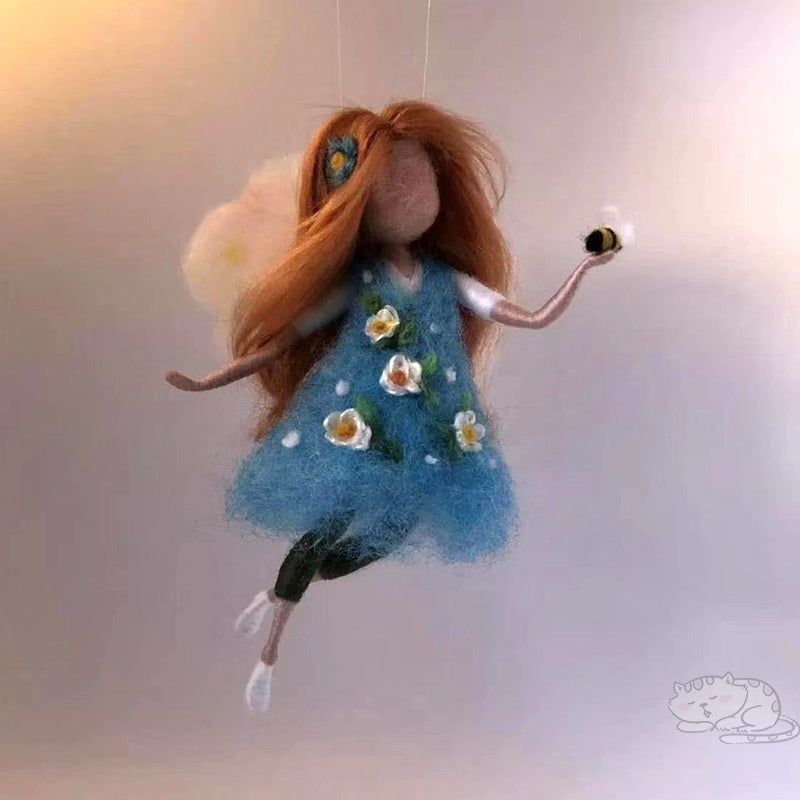 Poke Le Wool Felt Handmade Diy Villain Doll Fairy Handmade Car Hanging To Pass The Time Material Package