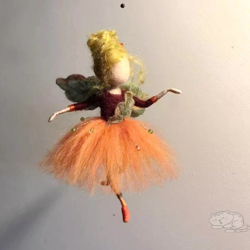 Poke Le Wool Felt Handmade Diy Villain Doll Fairy Handmade Car Hanging To Pass The Time Material Package