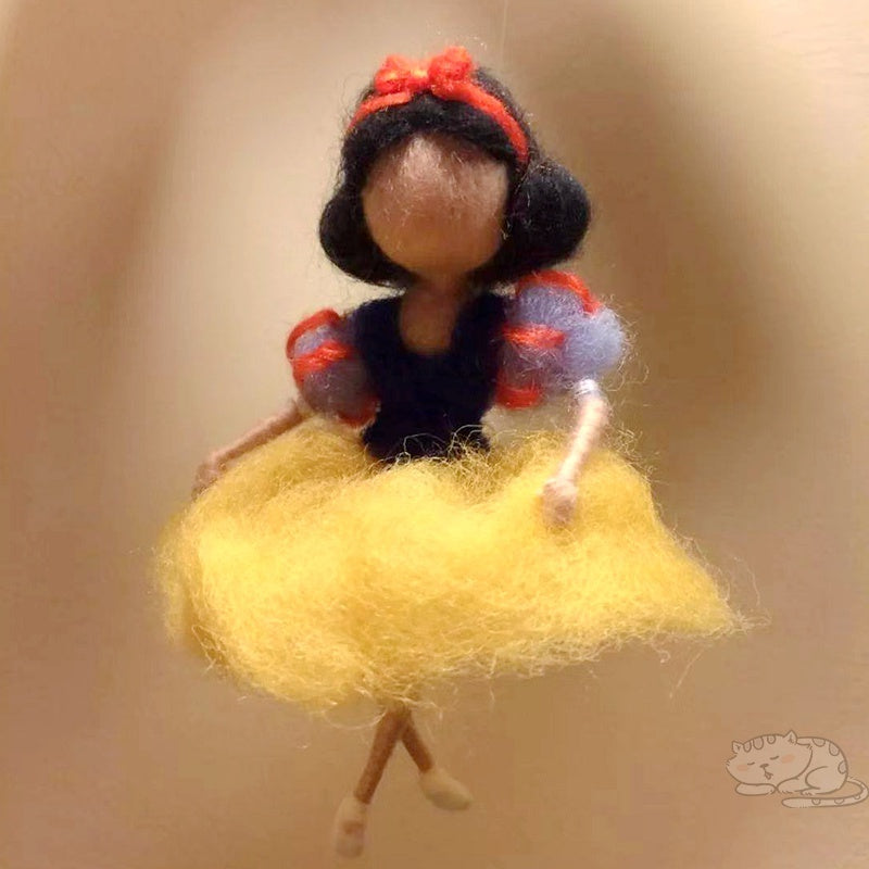 Poke Le Wool Felt Handmade Diy Villain Doll Fairy Handmade Car Hanging To Pass The Time Material Package