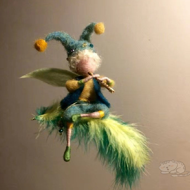 Poke Le Wool Felt Handmade Diy Villain Doll Fairy Handmade Car Hanging To Pass The Time Material Package