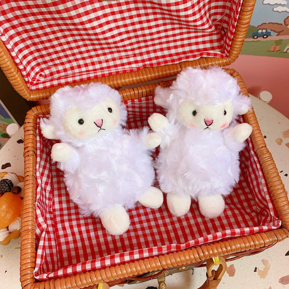 Cute Girl Cute Pendant Plush Doll Lamb Doll Doll Bag Pendant Soft Cute Accessories Keychain