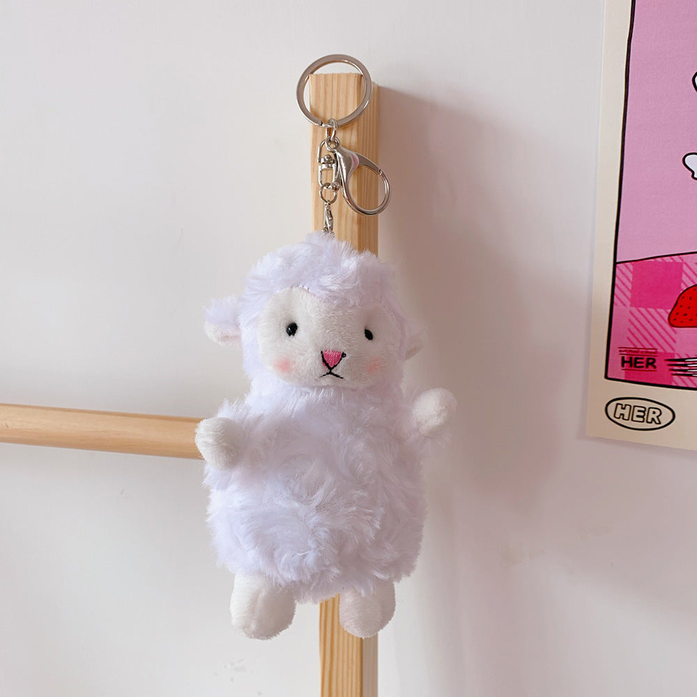Cute Girl Cute Pendant Plush Doll Lamb Doll Doll Bag Pendant Soft Cute Accessories Keychain