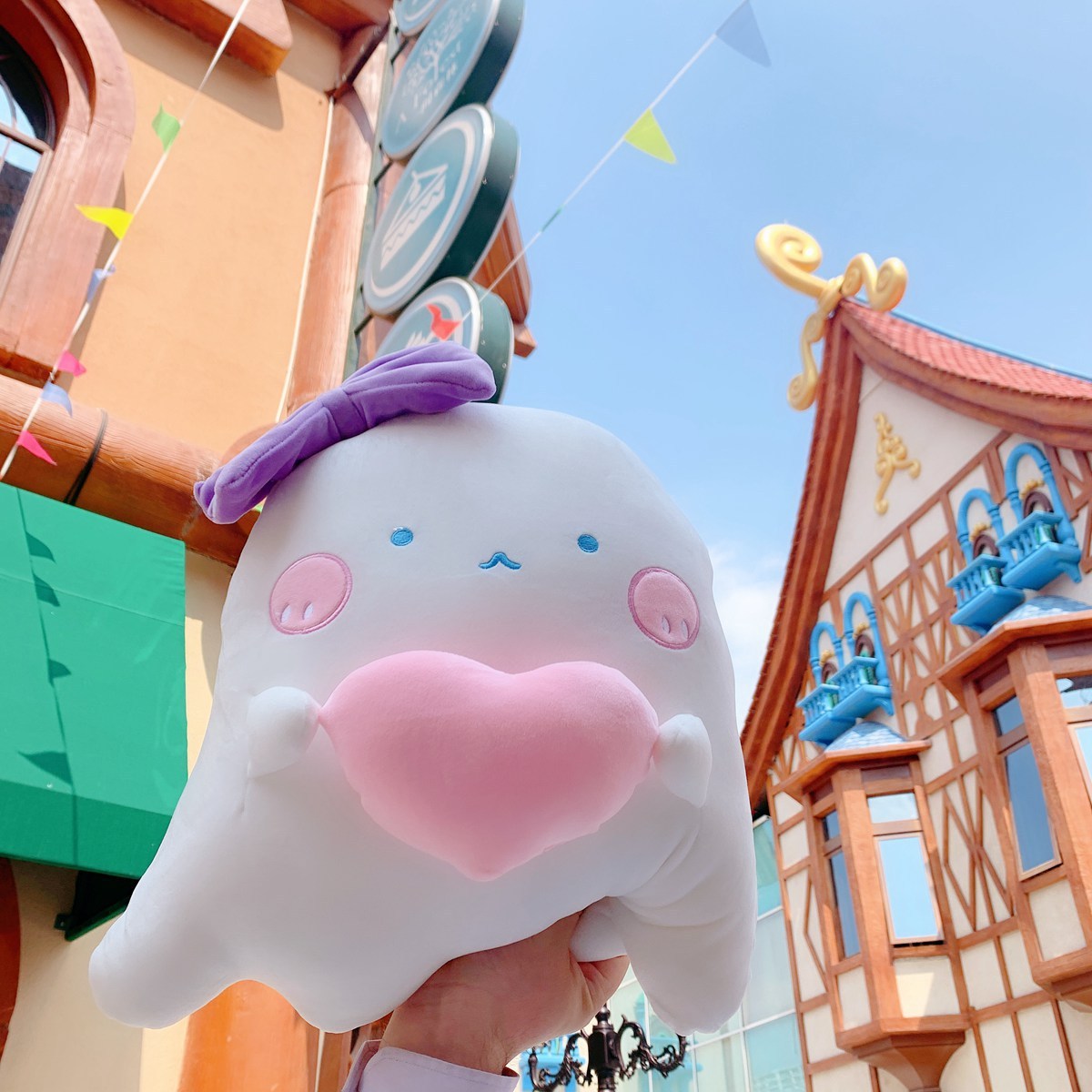Creative Plush Toy Ghost Keychain Pendant