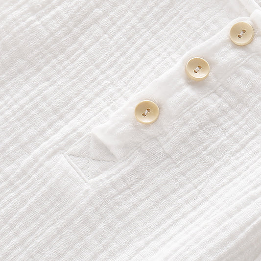 Ins Hot Style Boys And Girls Bubble Cotton Sleeveless Bag Fart Clothes 0-2 Years Old Baby