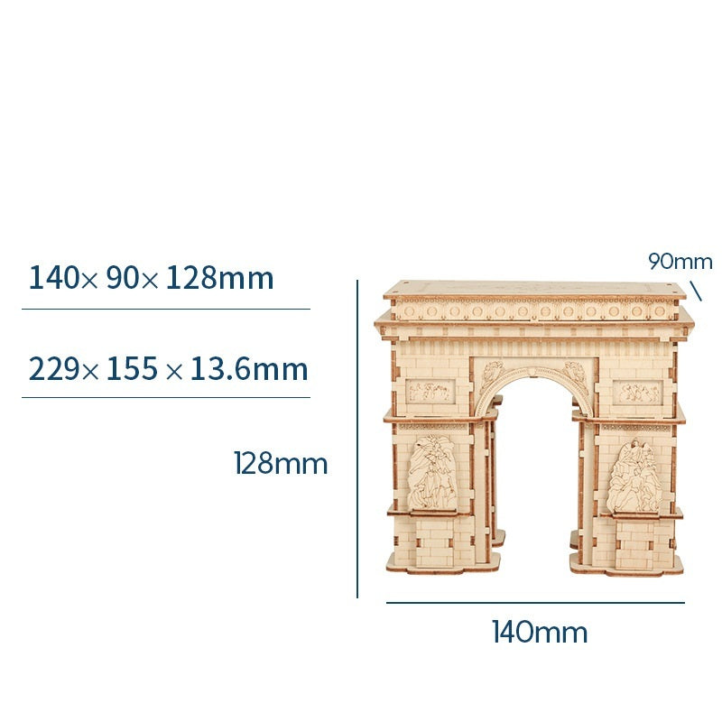 Creative 3d three-dimensional puzzle handmade