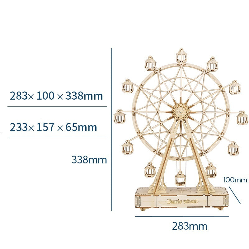 Creative 3d three-dimensional puzzle handmade