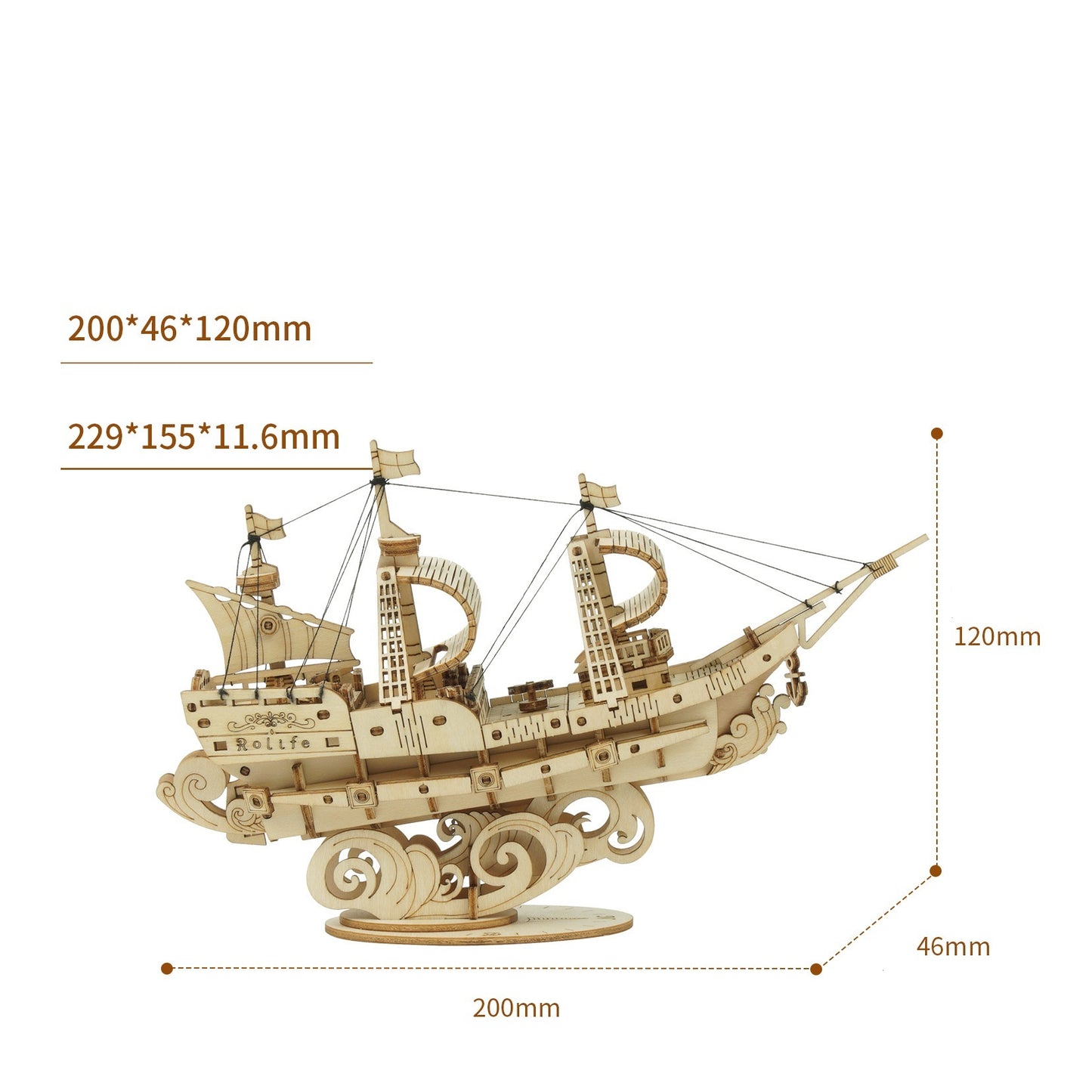 Creative 3d three-dimensional puzzle handmade