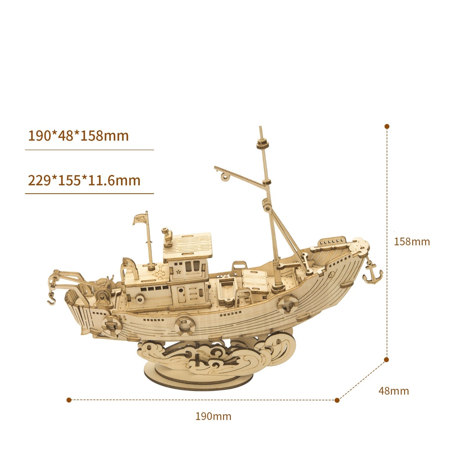 Creative 3d three-dimensional puzzle handmade