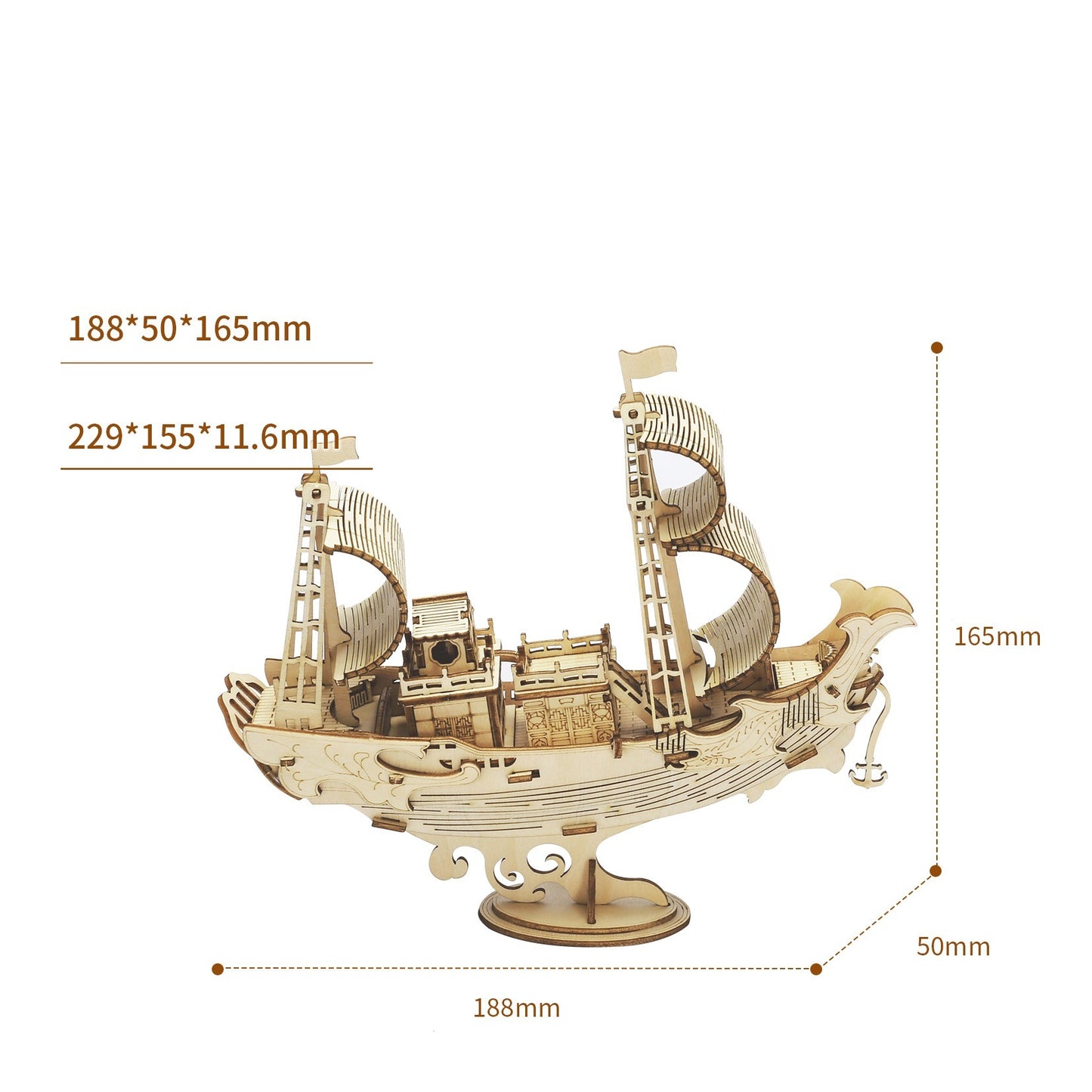Creative 3d three-dimensional puzzle handmade