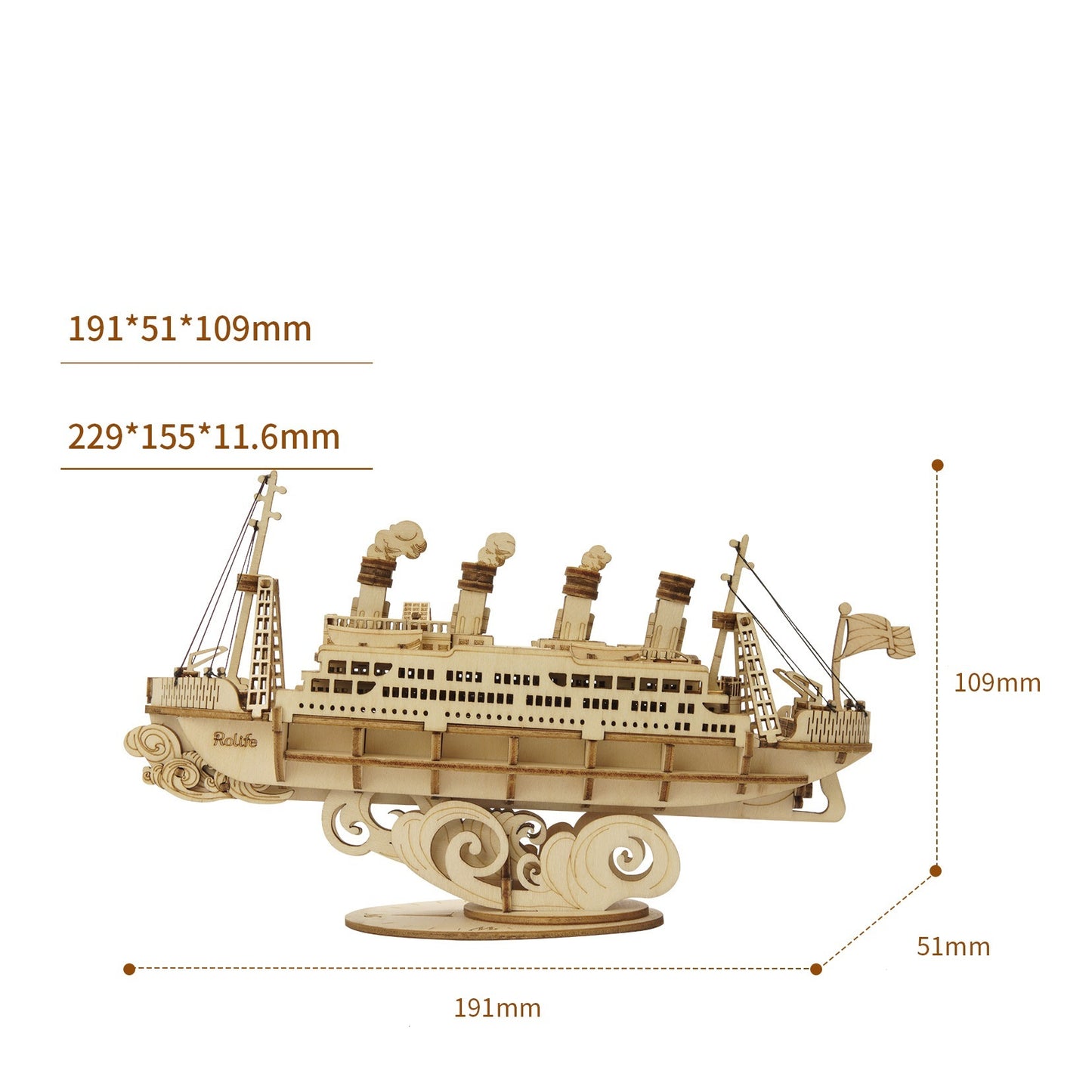 Creative 3d three-dimensional puzzle handmade