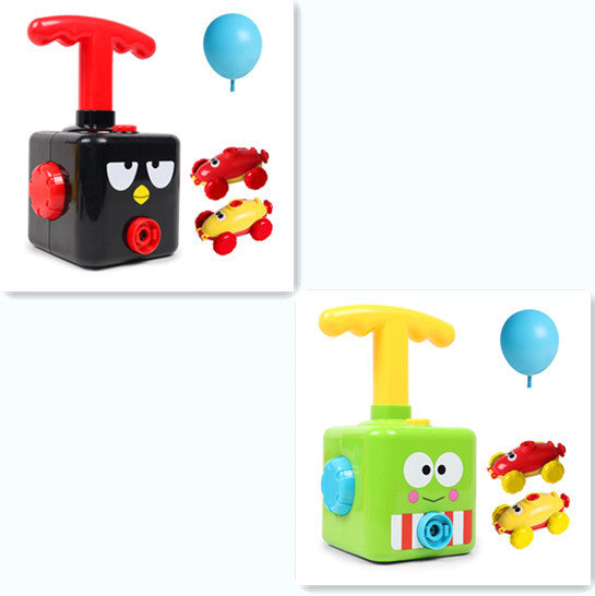 Power Balloon Launch Tower Toy Puzzle Education Inertia Air Power Balloon Car Science Experimen Toy For Children Gift