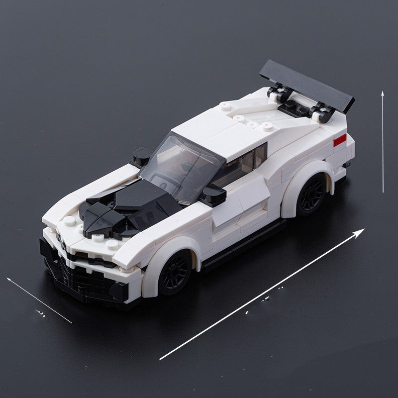 A Tesla Toy Car Piece-together Model Benefits Intelligence
