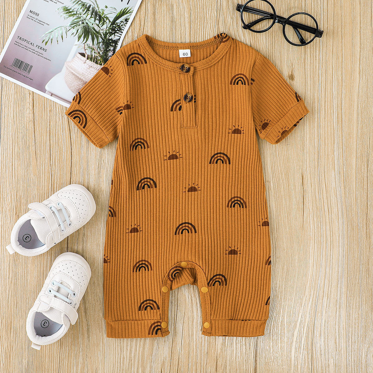 Summer New Short Sleeves For Baby And Infants Rompers Jumpsuit