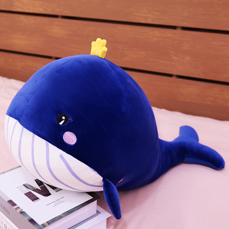 Whale doll pillow