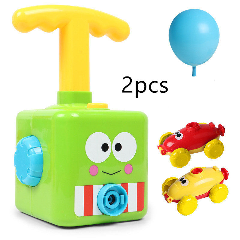 Power Balloon Launch Tower Toy Puzzle Education Inertia Air Power Balloon Car Science Experimen Toy For Children Gift