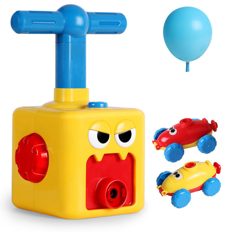 Power Balloon Launch Tower Toy Puzzle Education Inertia Air Power Balloon Car Science Experimen Toy For Children Gift