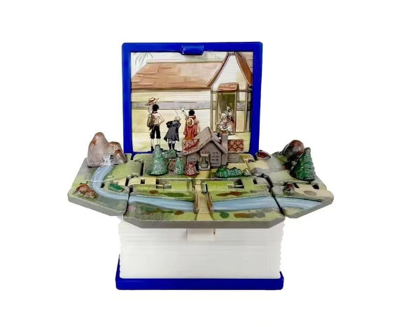 3D Dinosaur Pop-up Book Keychain Children Creative Decompression Toy
