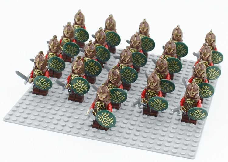 Roman Commander Cavalry Series Assembled Building Block Miniature Toys