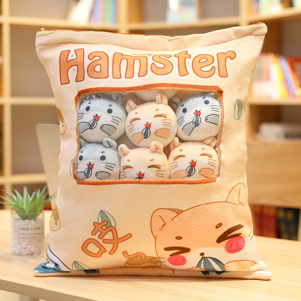 A Big Bag Of Snack Doll Cute Doll Sleeping Pillow For Girl Ankle Biter Pillow
