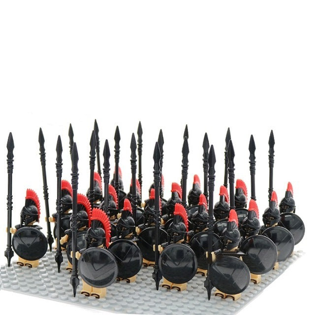 Roman Commander Cavalry Series Assembled Building Block Miniature Toys