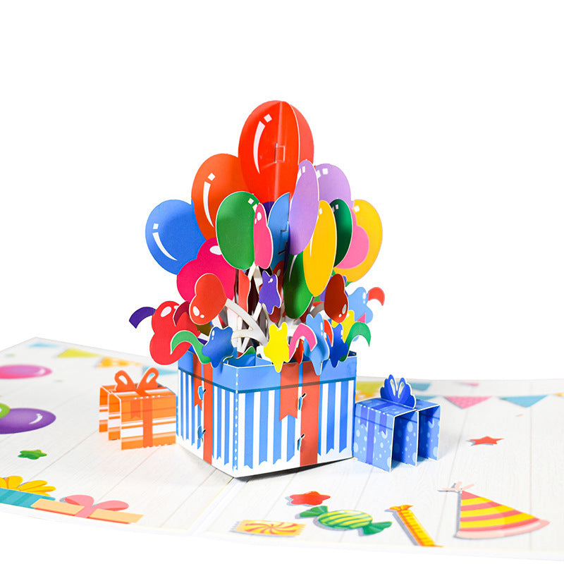 3D Three-dimensional Travel Card Handmade Card Paper Carving