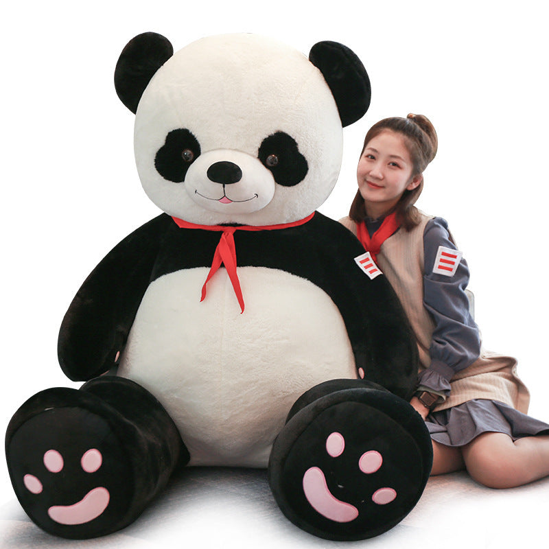 Cute panda plush toy doll