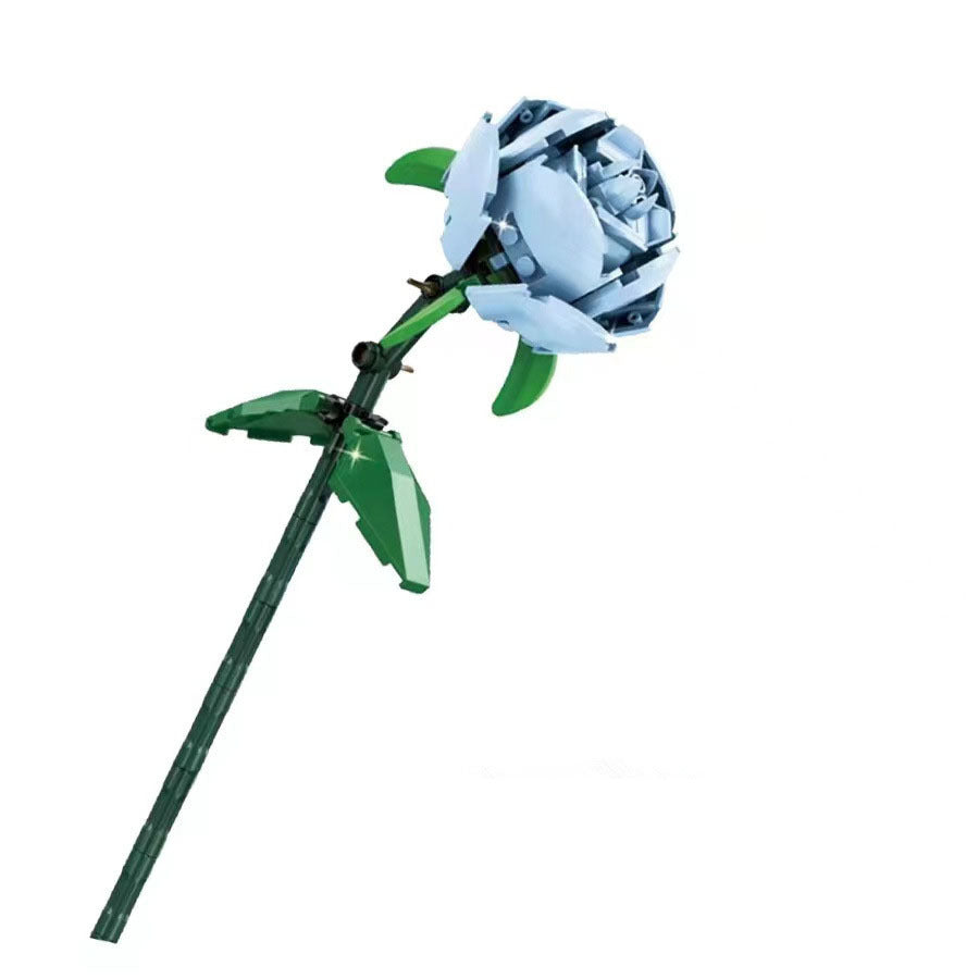 Rose Bouquet Tulip Small Particle Building Block Assembly