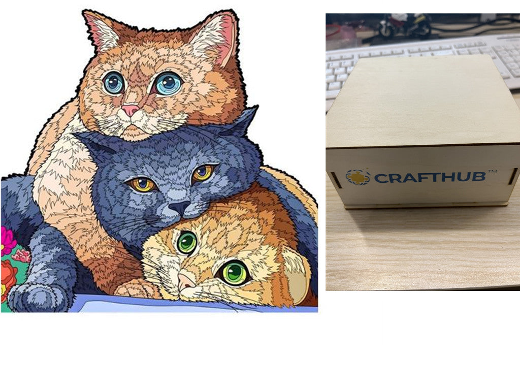 Animal Puzzle Craft Hub A3 Size